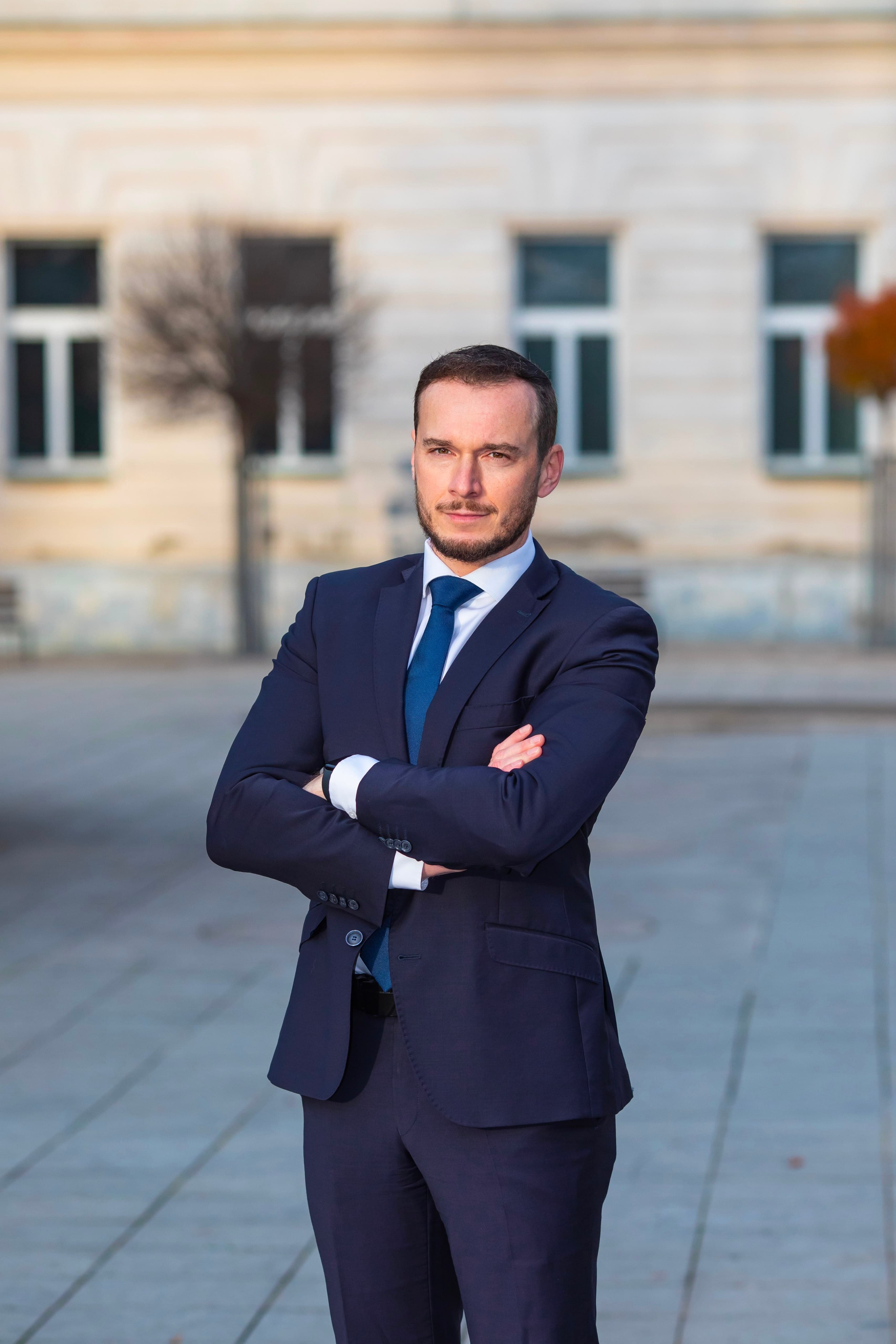 Milan Ftorek na námestí v Martine